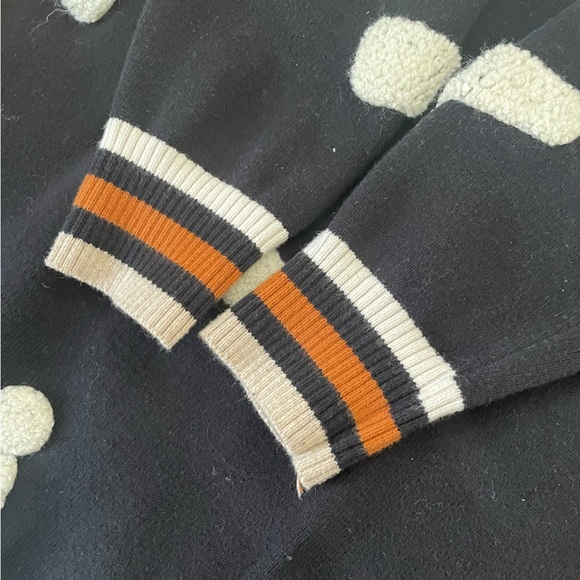 Melange Girl by Kidichic Knit Sweater Dress Girls Size 10 Black Knee Length - Picture 5 of 6